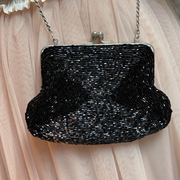 Vintage La Regale caviar beaded luxury purse - Picture 1 of 11